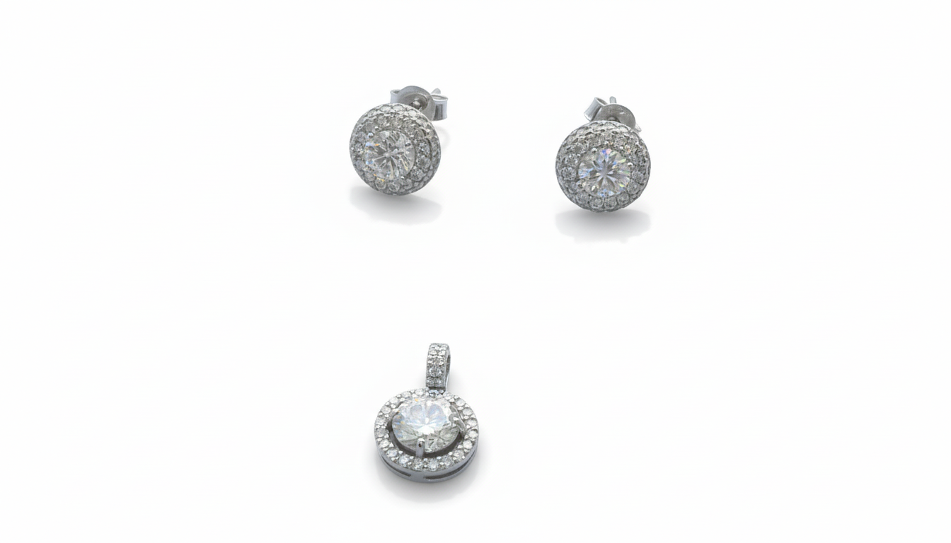 Lexington Halo Set - Earrings