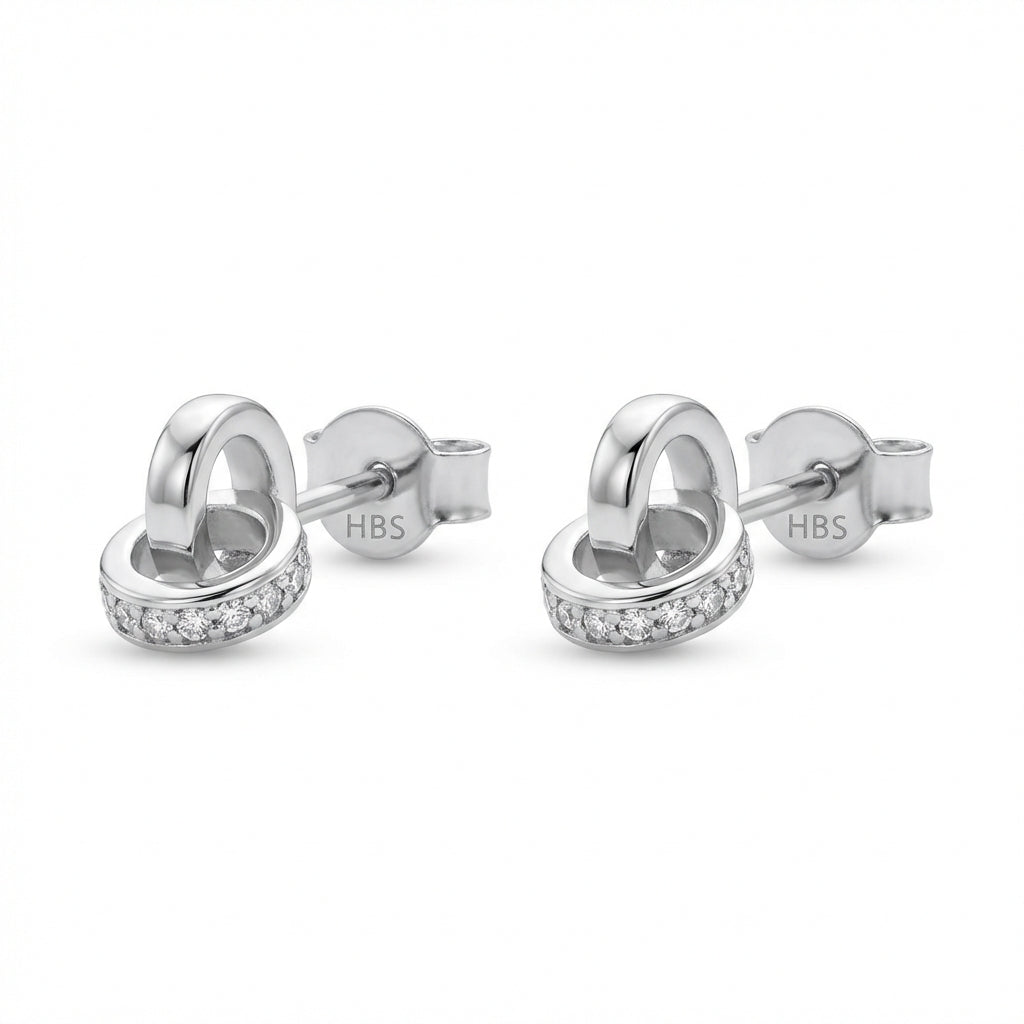 SoHo Link Pavé Set - Earrings