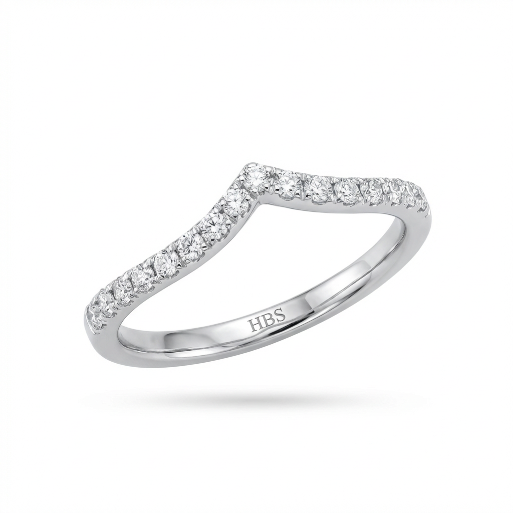 Fifth Ave Chevron Curved Band