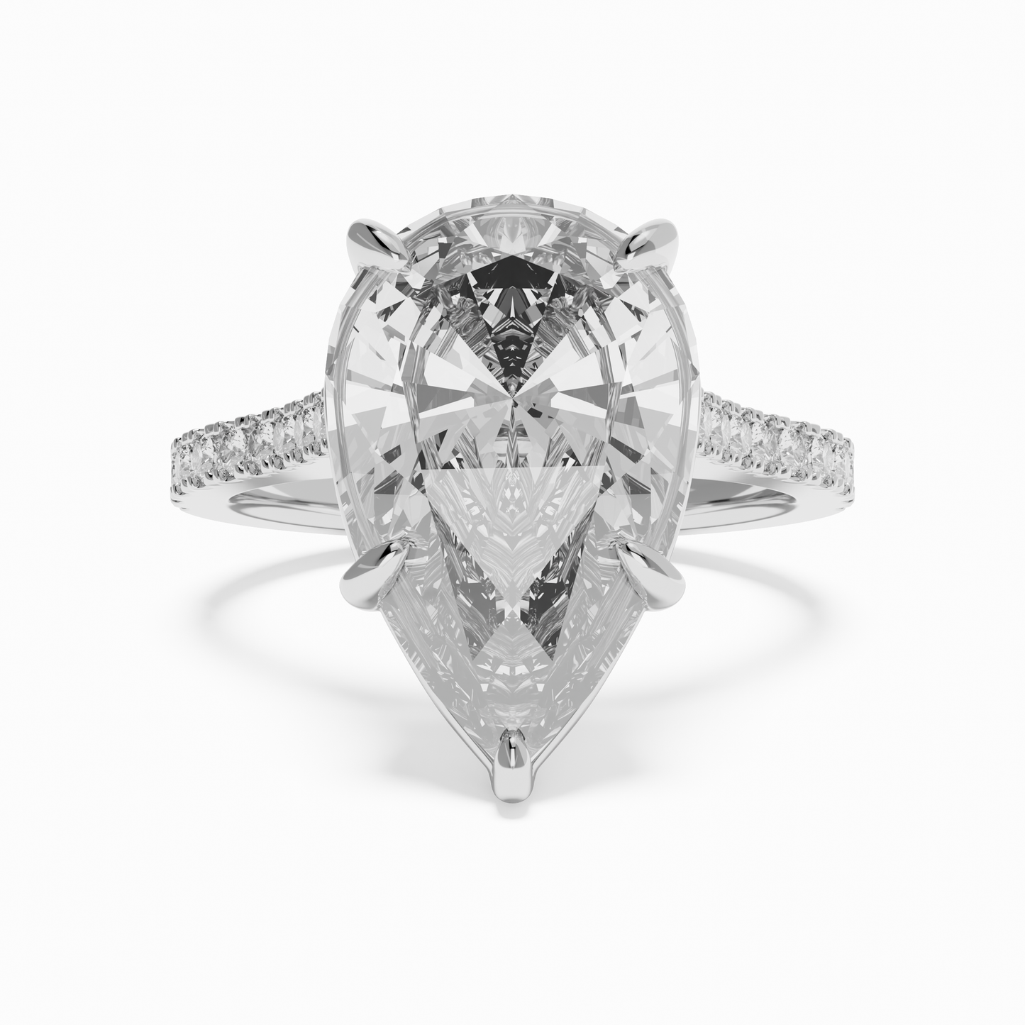 Broadway Radiance – Pear Diamond Ring