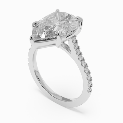 Broadway Radiance – Pear Diamond Ring