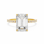 Park Avenue Regency – Emerald Halo Diamond Ring