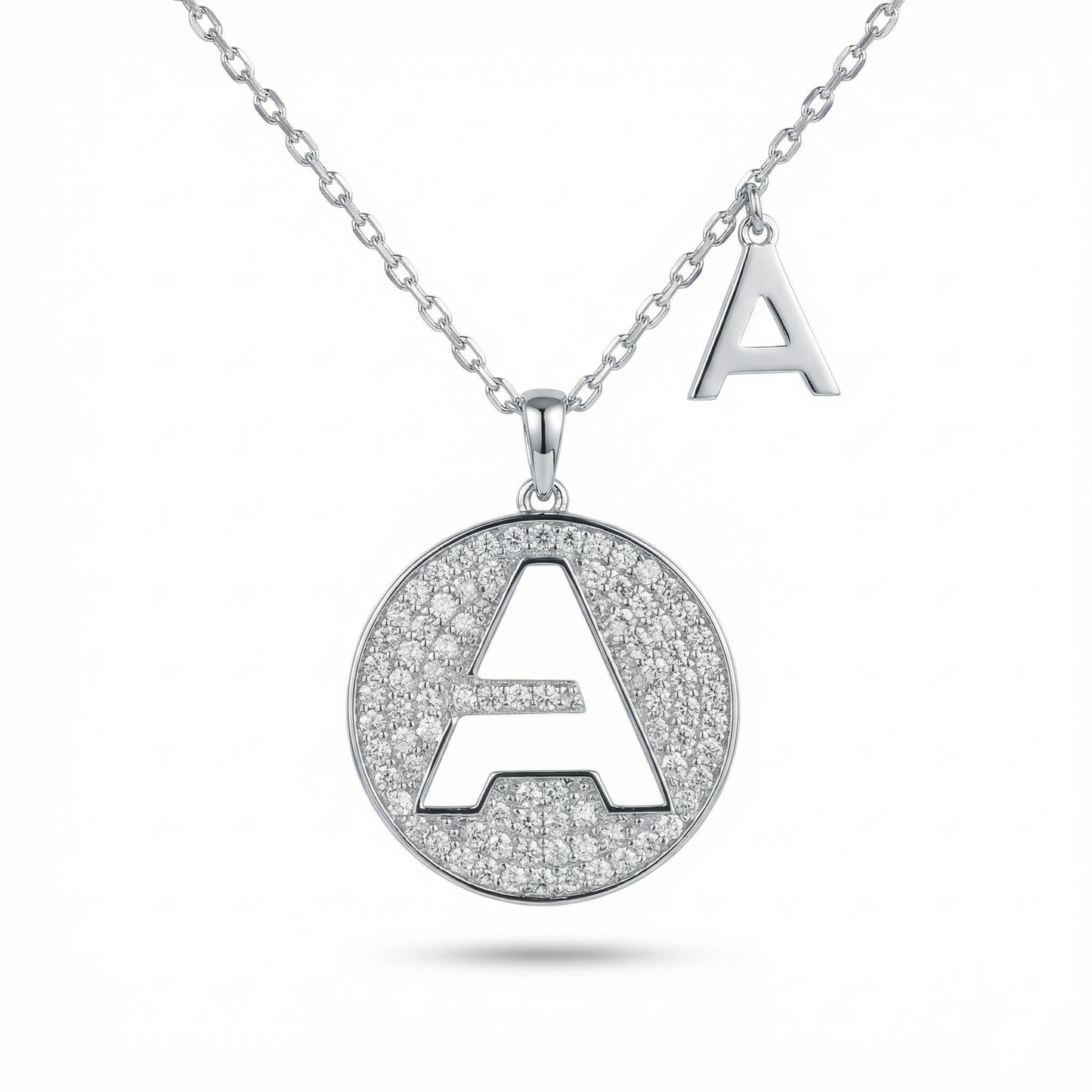 SoHo Initial Medallion Pendant