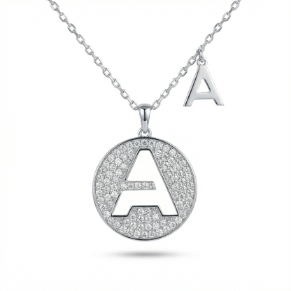 SoHo Initial Medallion Pendant