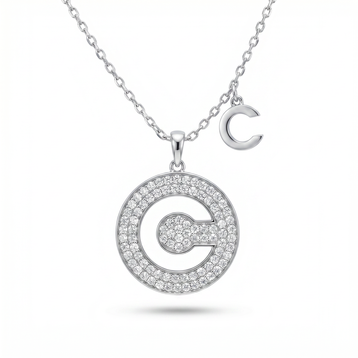 SoHo Initial Medallion Pendant