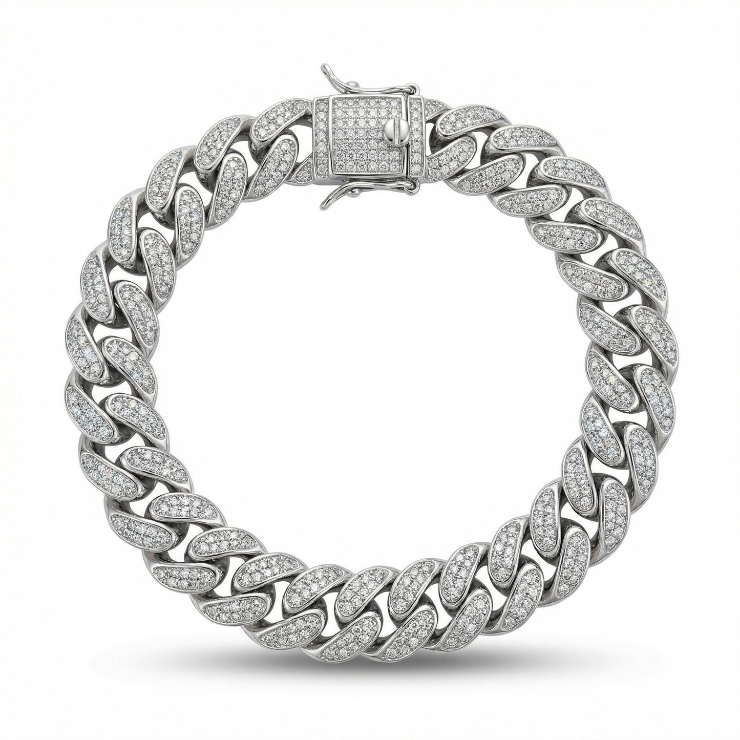 New York Cuban Pavé Bracelet