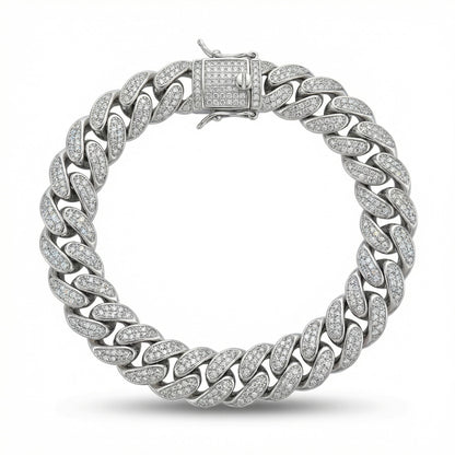 New York Cuban Pavé Bracelet