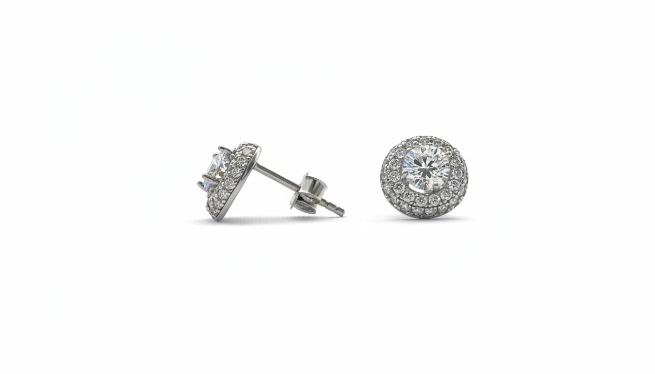 Lexington Halo Set - Earrings