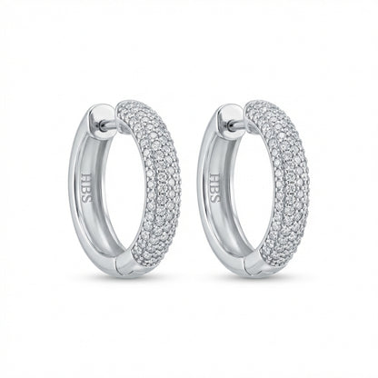 SoHo Pavé Hoop Earrings