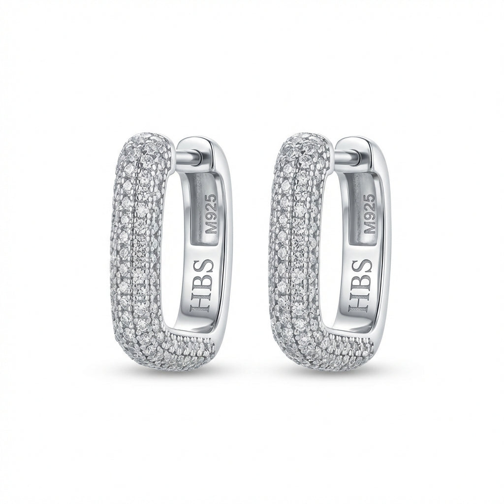 Fifth Avenue Pavé Hoop Earrings