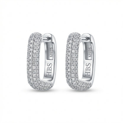 Fifth Avenue Pavé Hoop Earrings