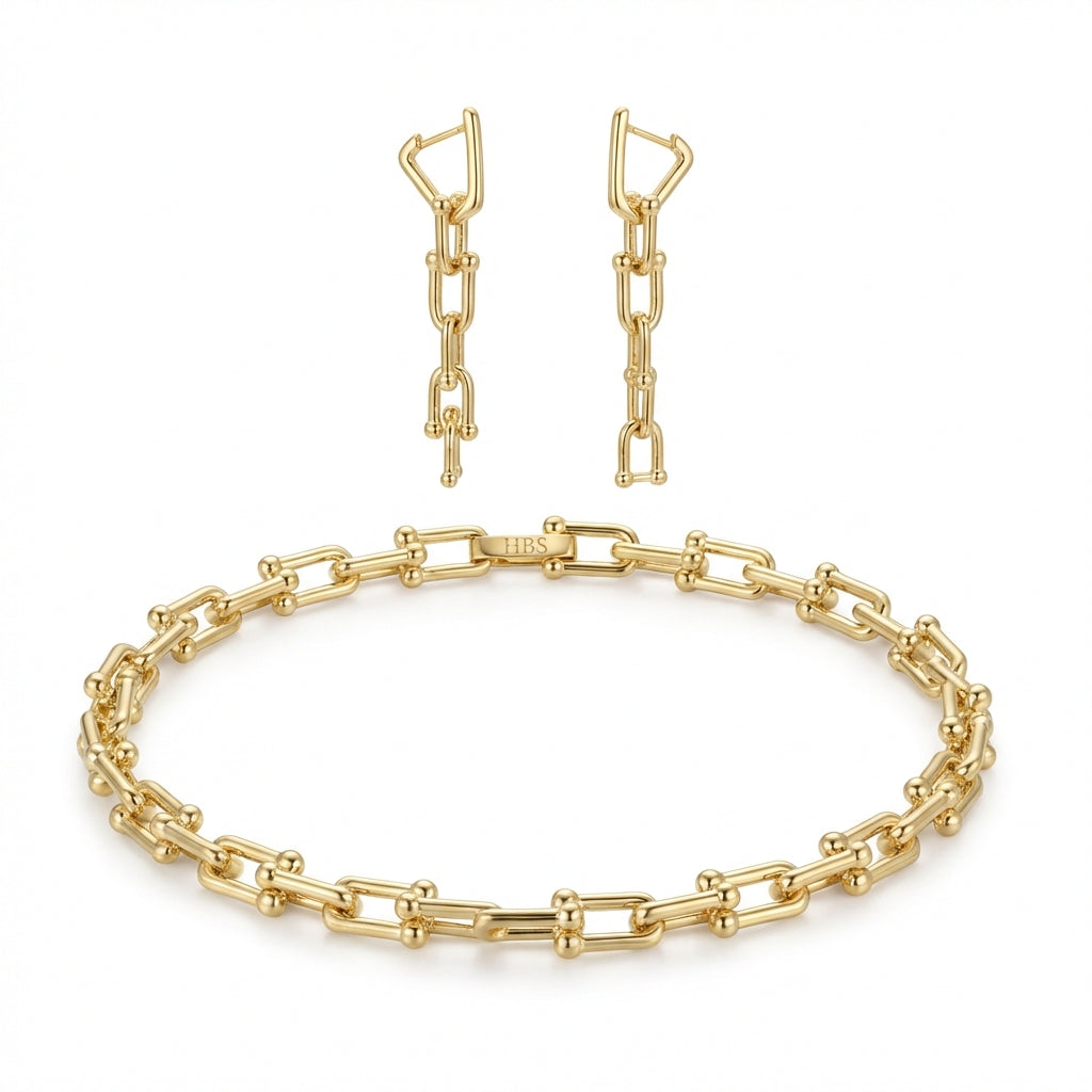 SoHo Link Drop Earrings