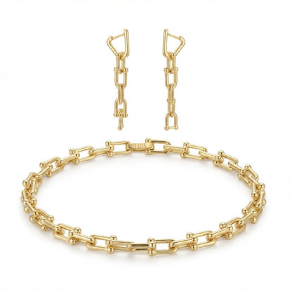 SoHo Link Drop Earrings