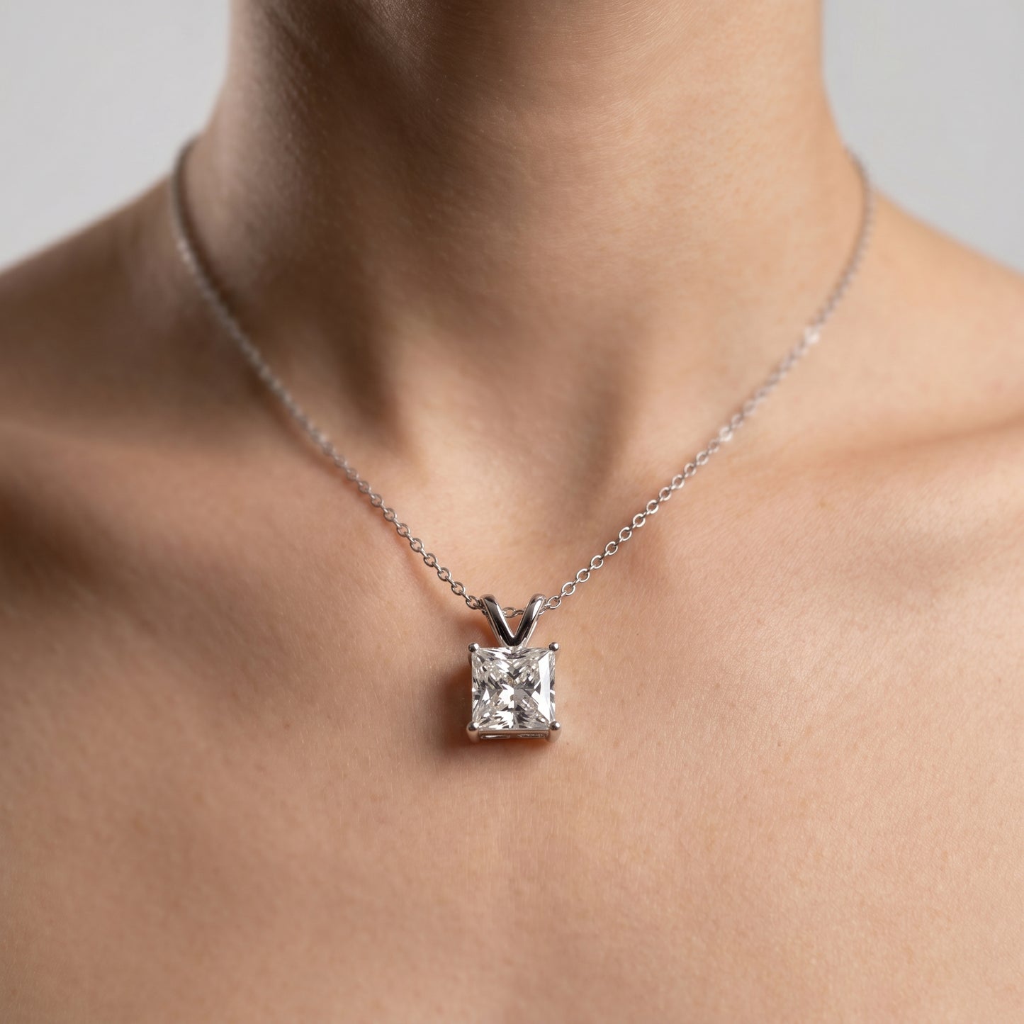 SoHo Princess Cut Pendant