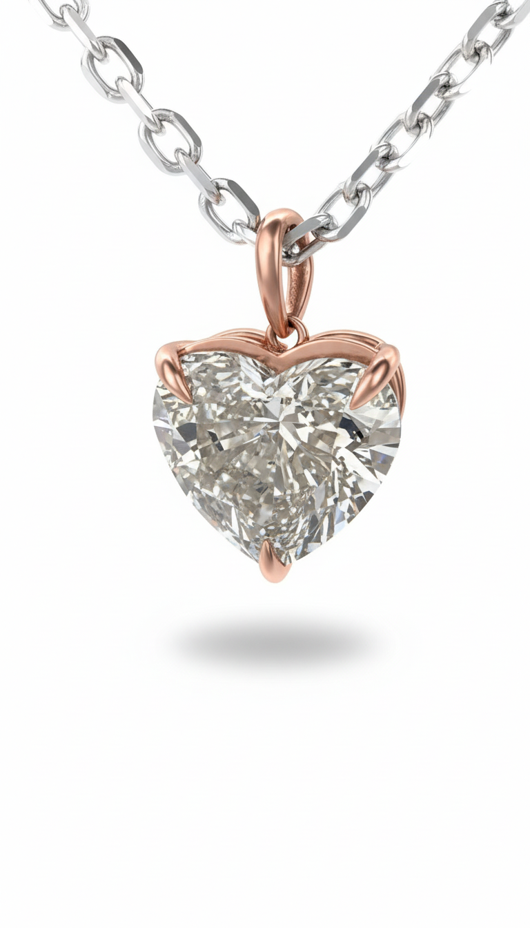 SoHo Lumière – Heart Diamond Pendant