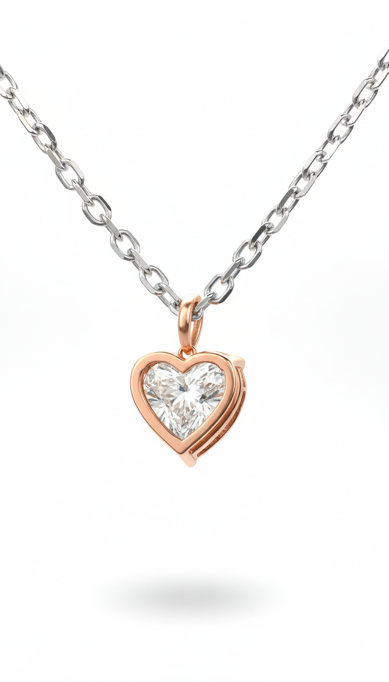 SoHo Lumière – Heart Diamond Pendant