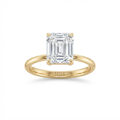Lexington Tower – Emerald Cut Diamond Ring