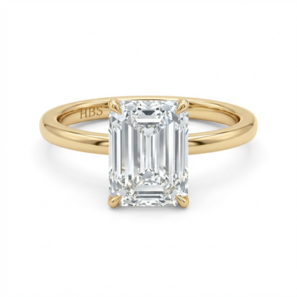 Lexington Tower – Emerald Cut Diamond Ring