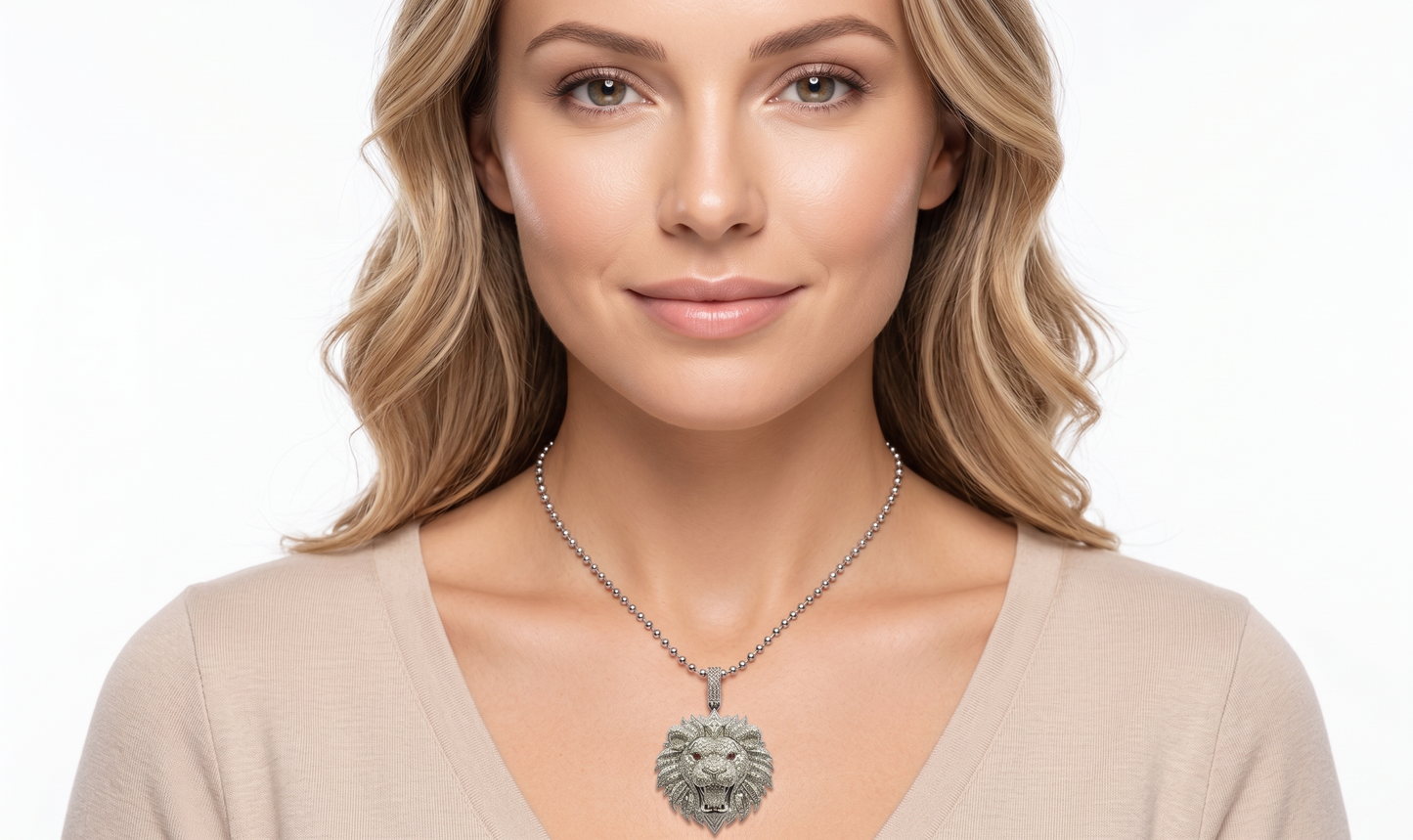 Empire Lion Head Pendant