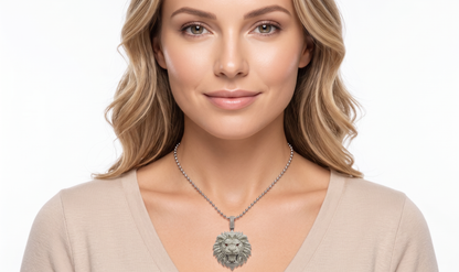 Empire Lion Head Pendant