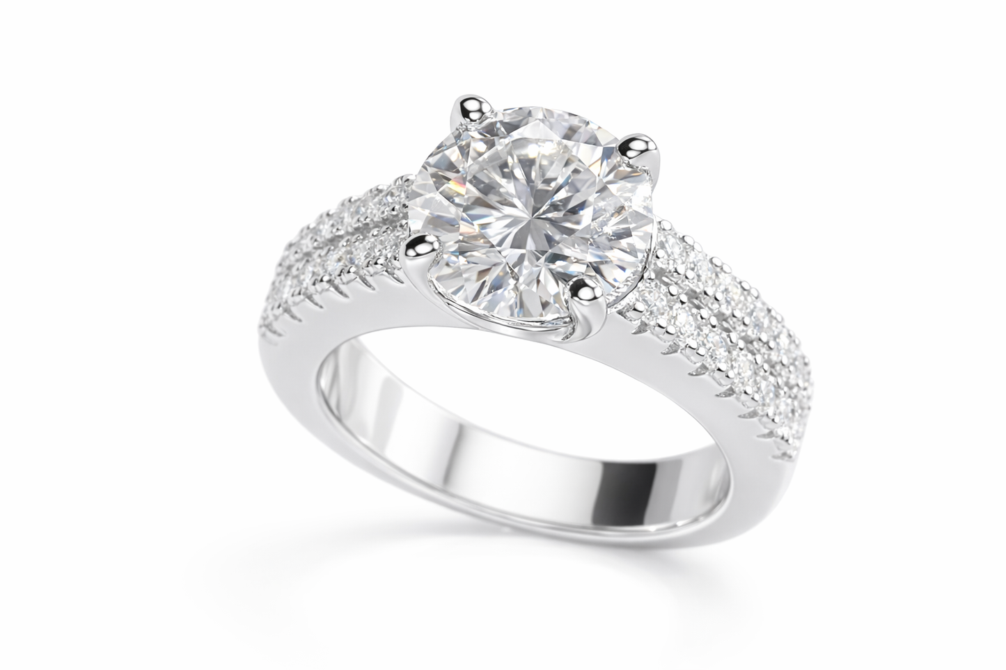 SoHo Pavé Statement Engagement Ring