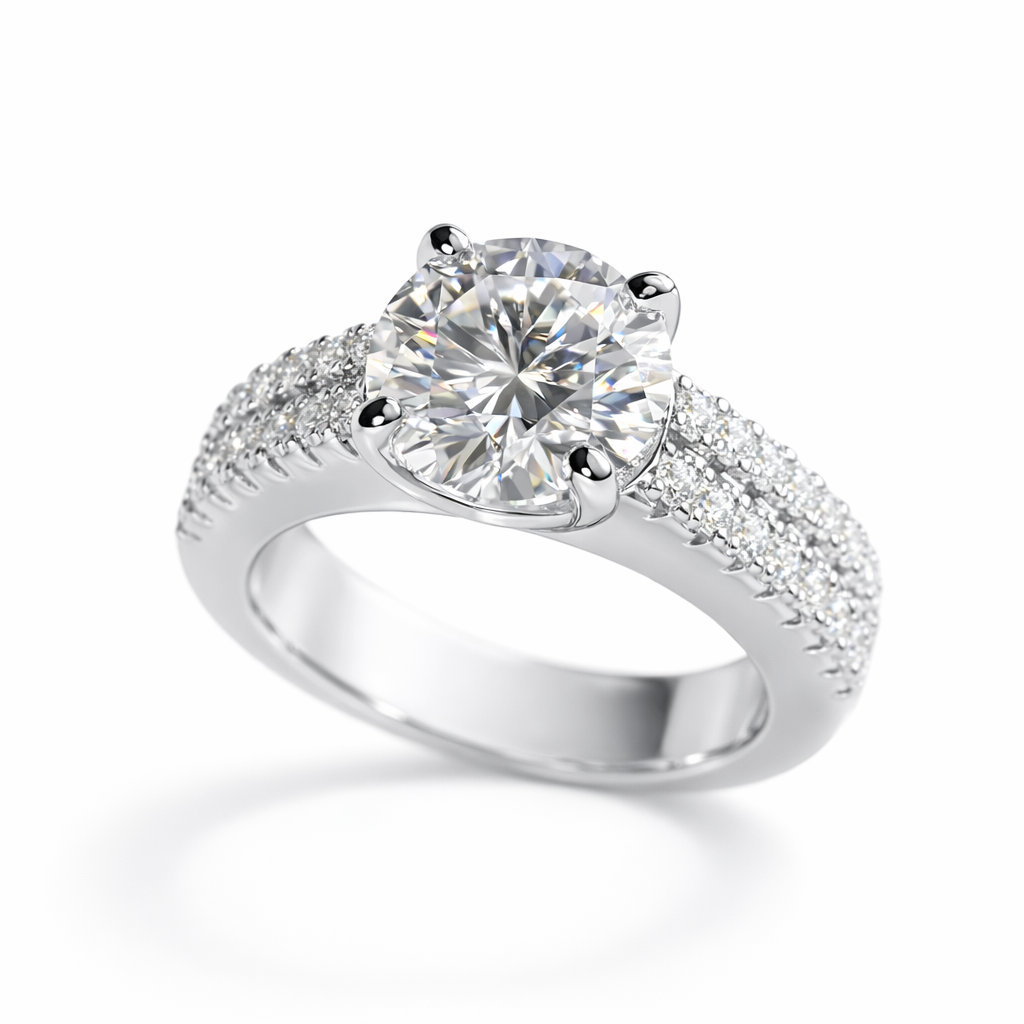 SoHo Pavé Statement Engagement Ring