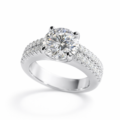 SoHo Pavé Statement Engagement Ring