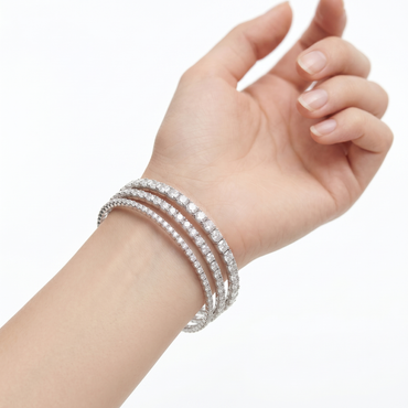 Wall Street Classic Tennis Bracelet