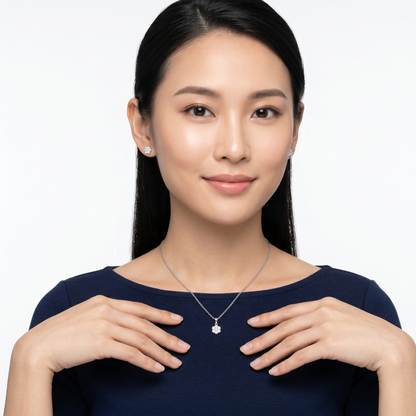 Bloomingdale Floral Set - Pendant Necklace