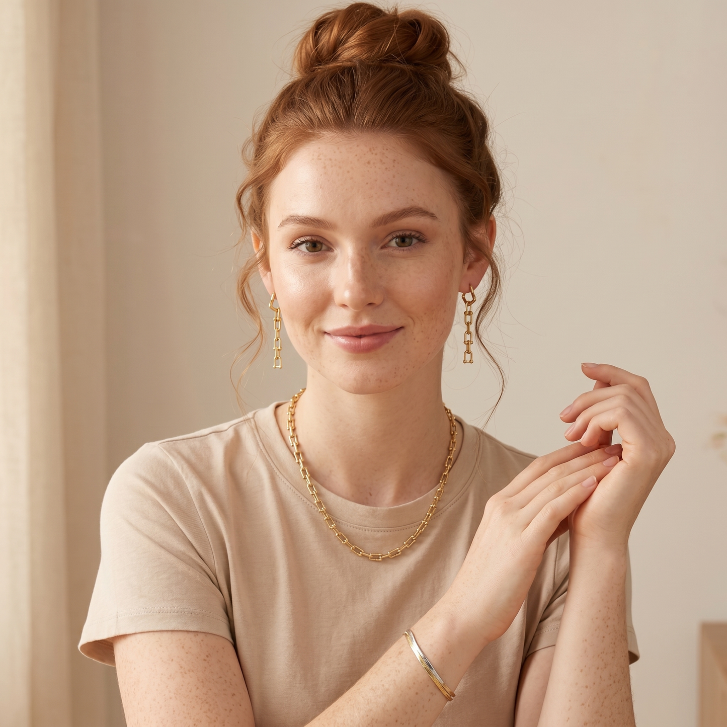 SoHo Link Drop Earrings