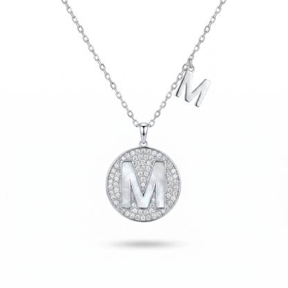 SoHo Initial Medallion Pendant