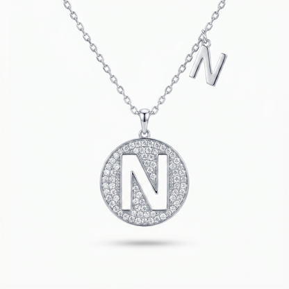SoHo Initial Medallion Pendant