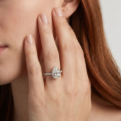Broadway Radiance – Pear Diamond Ring