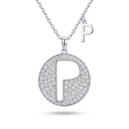 SoHo Initial Medallion Pendant