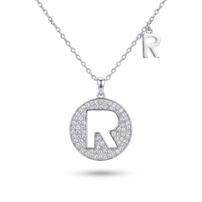 SoHo Initial Medallion Pendant