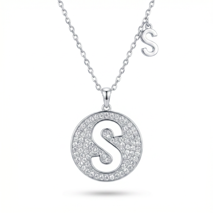 SoHo Initial Medallion Pendant