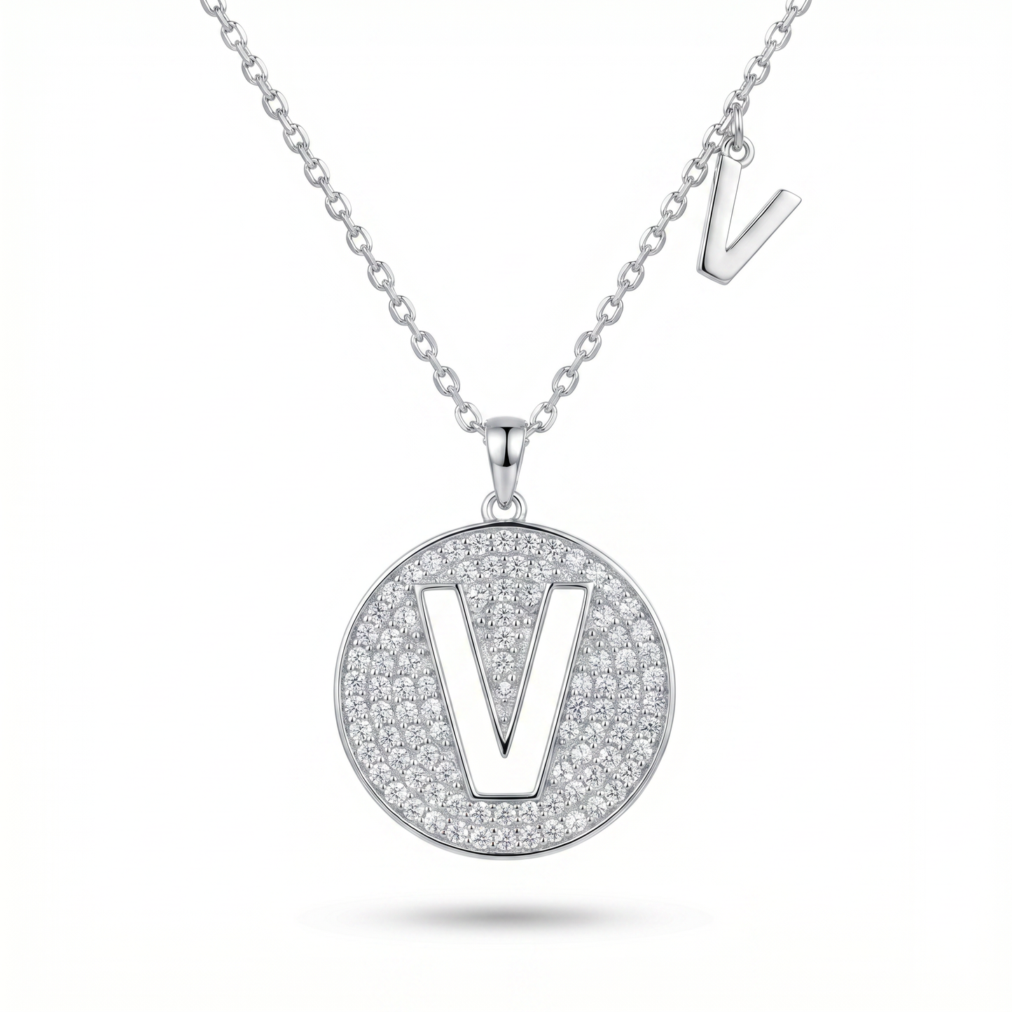 SoHo Initial Medallion Pendant