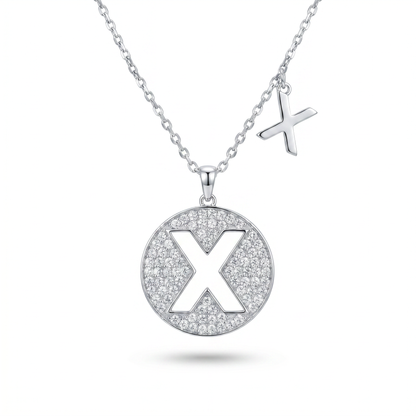 SoHo Initial Medallion Pendant