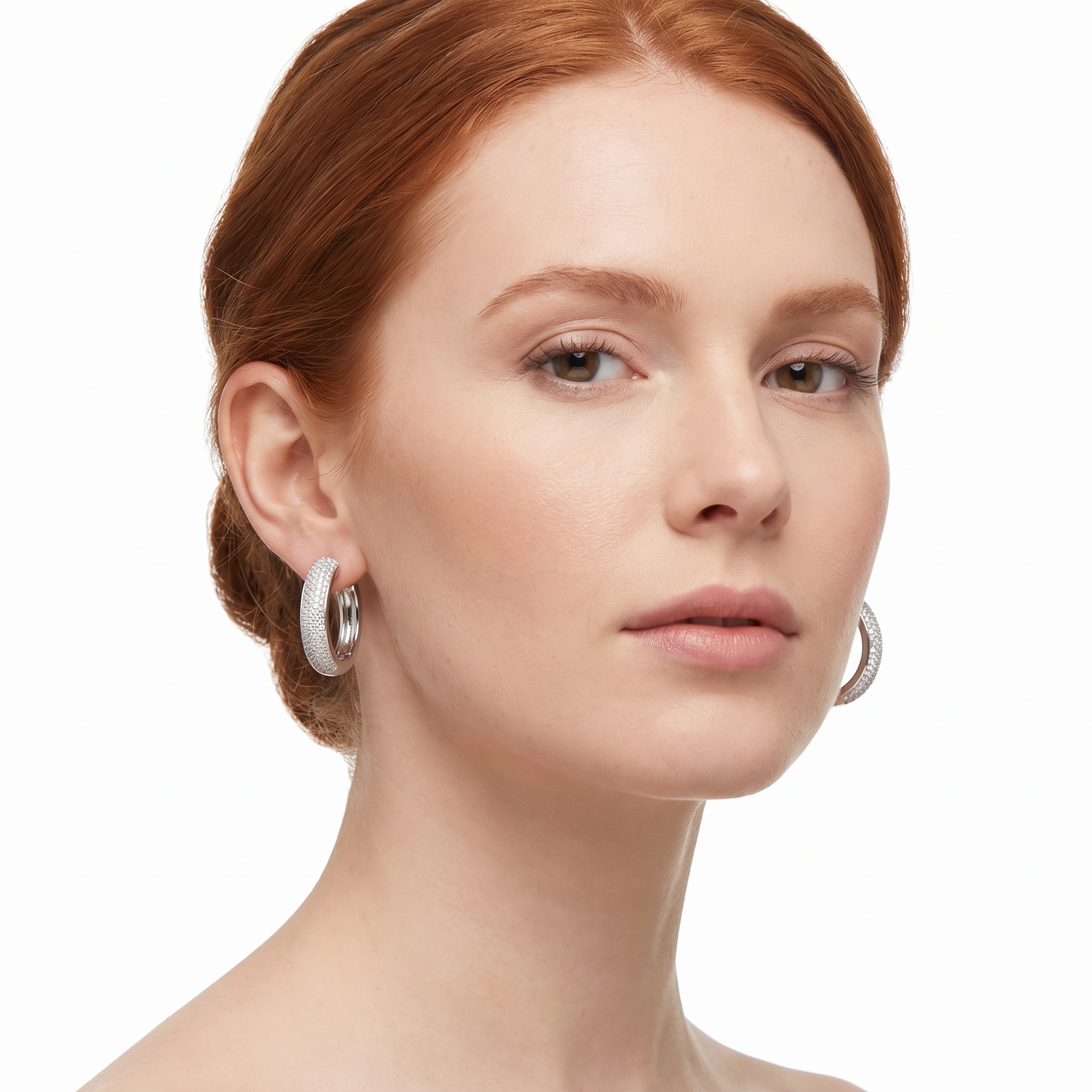SoHo Pavé Hoop Earrings