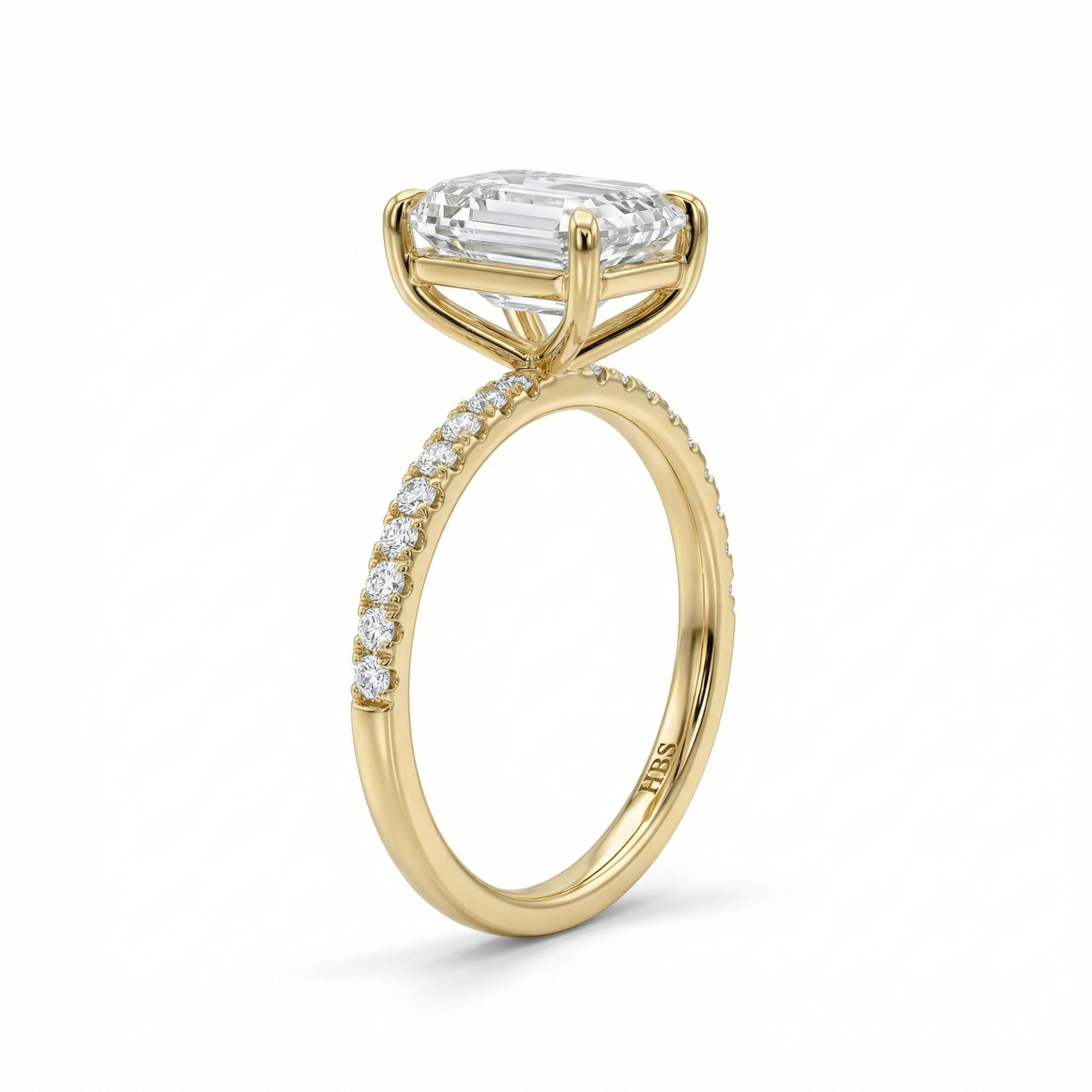 Lexington Avenue Precision – Emerald Pavé Ring