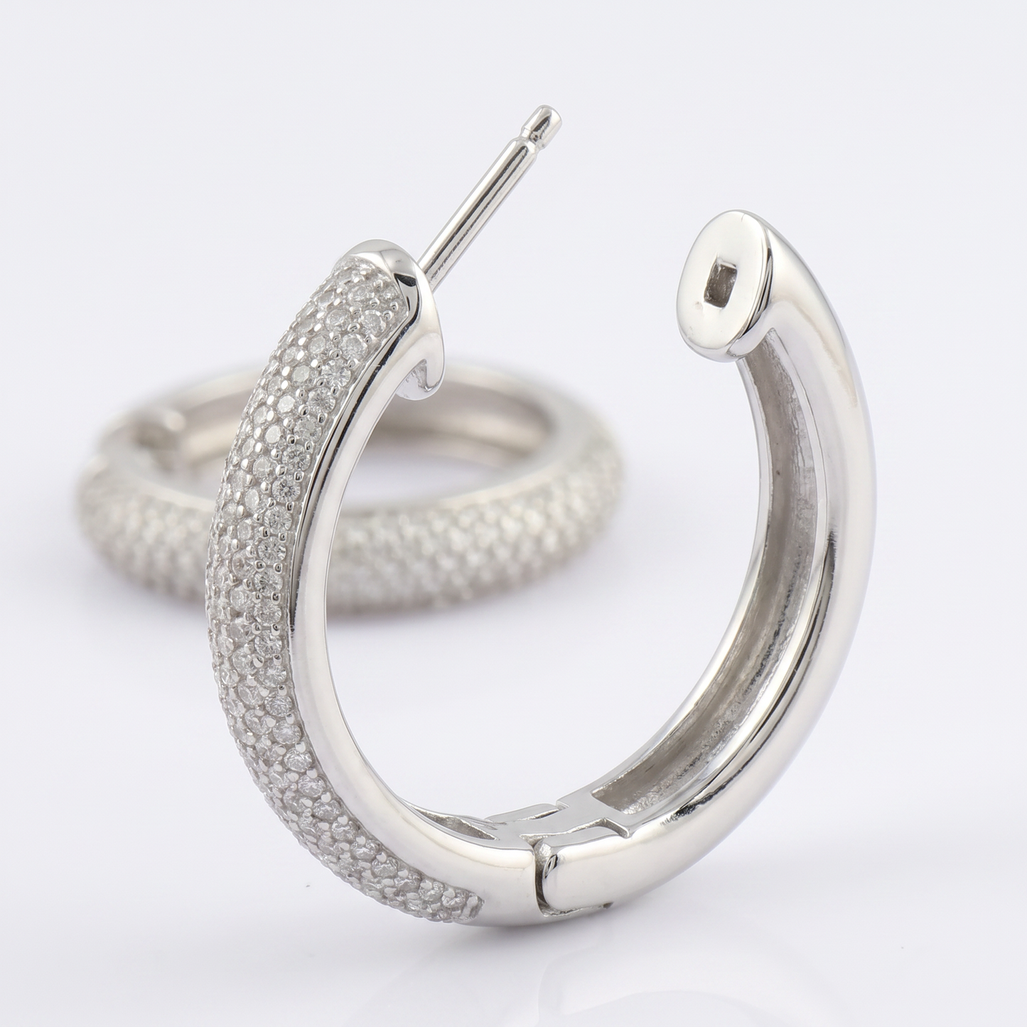 SoHo Pavé Hoop Earrings