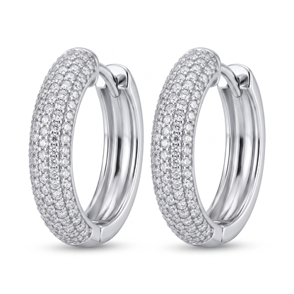 SoHo Pavé Hoop Earrings