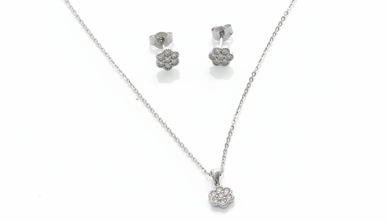 Bloomingdale Floral Set - Pendant Necklace