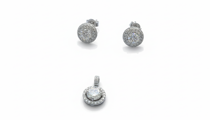 Lexington Halo Set - Pendant Necklace