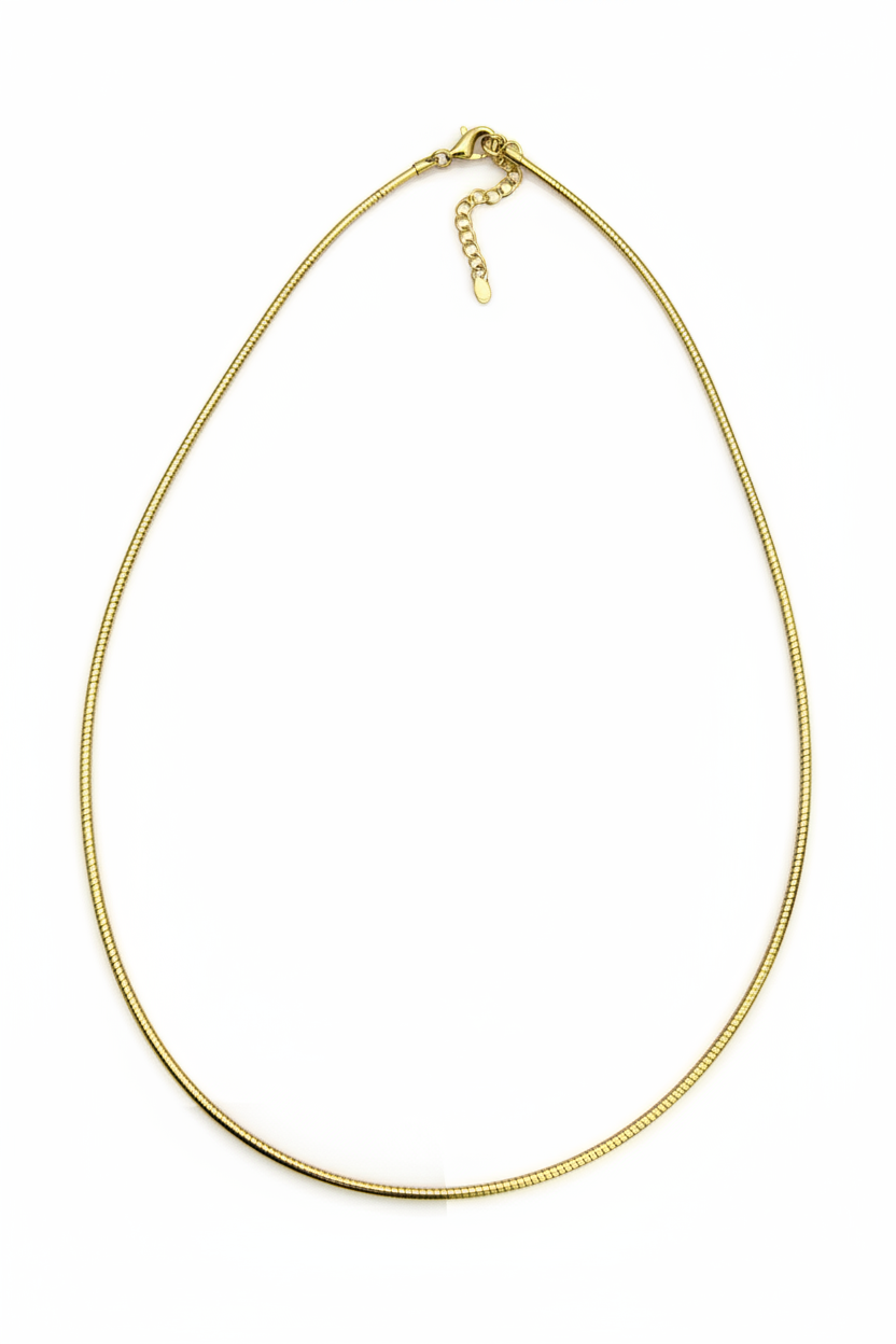 Fifth Avenue Slim Omega Chain – Gold