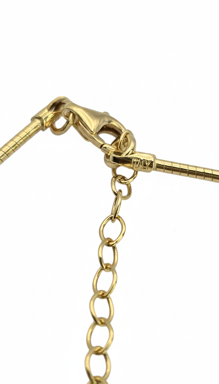 Fifth Avenue Slim Omega Chain – Gold