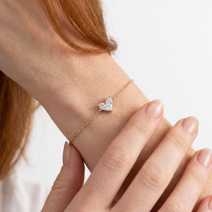 Tribeca Heart Trio Bracelet
