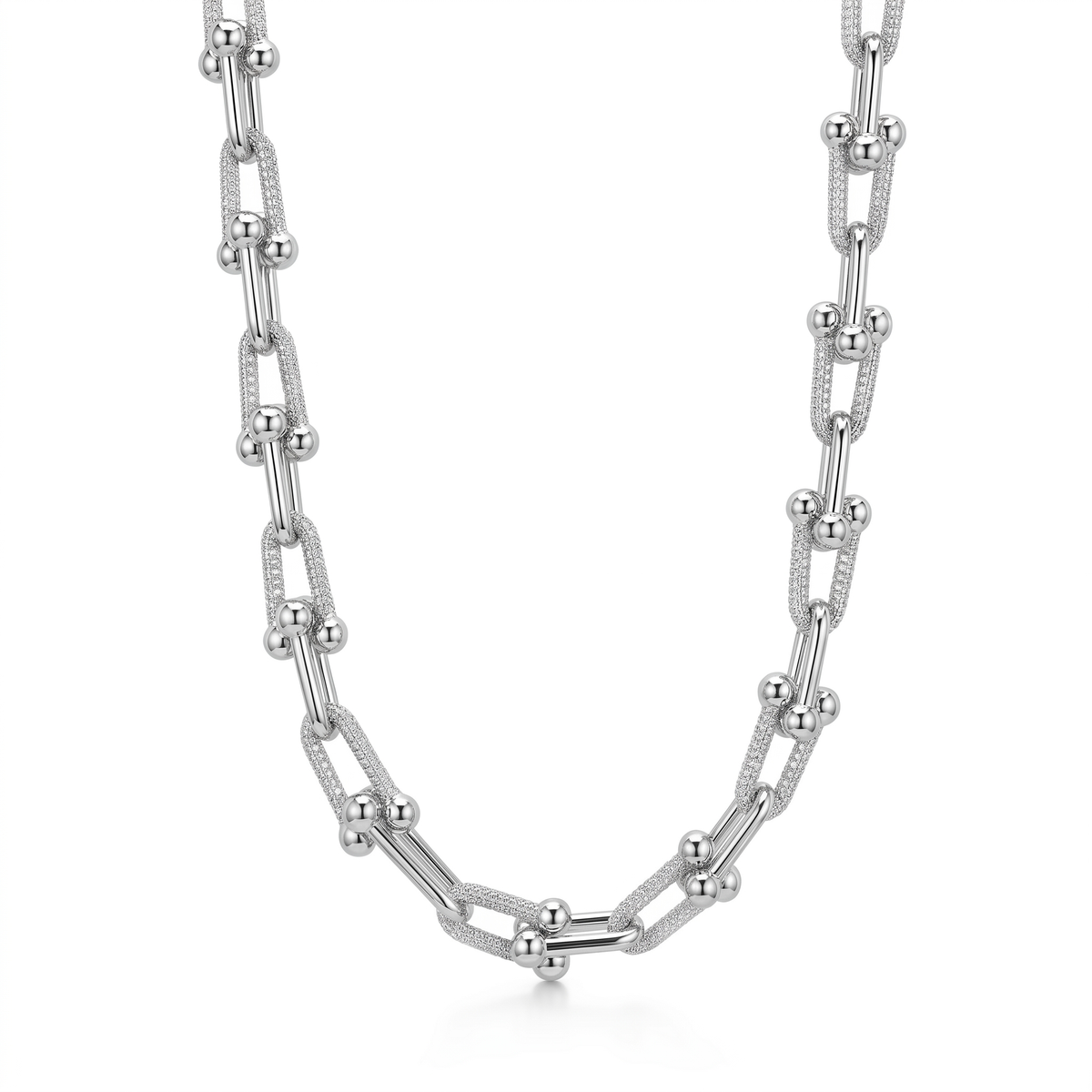 New York Link Silver Chain
