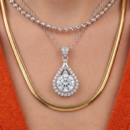 Fifth Avenue Halo Drop Pendant