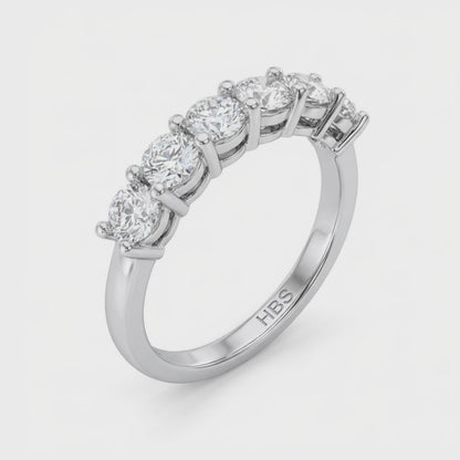 Fifth Ave Round Eternity Band
